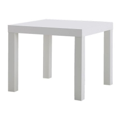 Придиванный столик Лакк белый